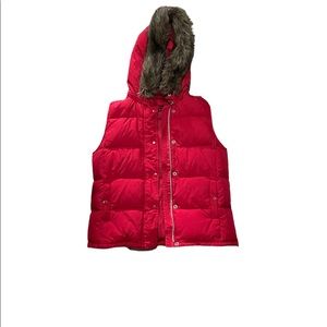Gap Red Puffy Vest
